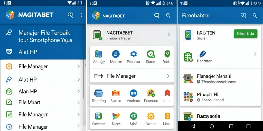 Tampilan antarmuka sederhana dan fungsional dari NAGITABET.