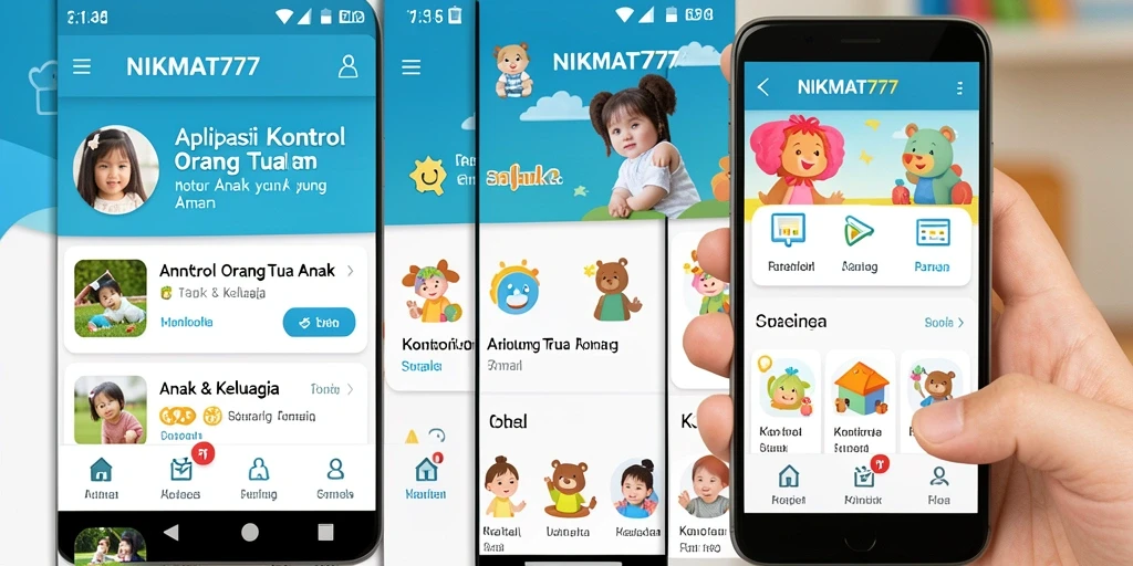 Tampilan antarmuka NIKMAT777 yang intuitif untuk kontrol orang tua.