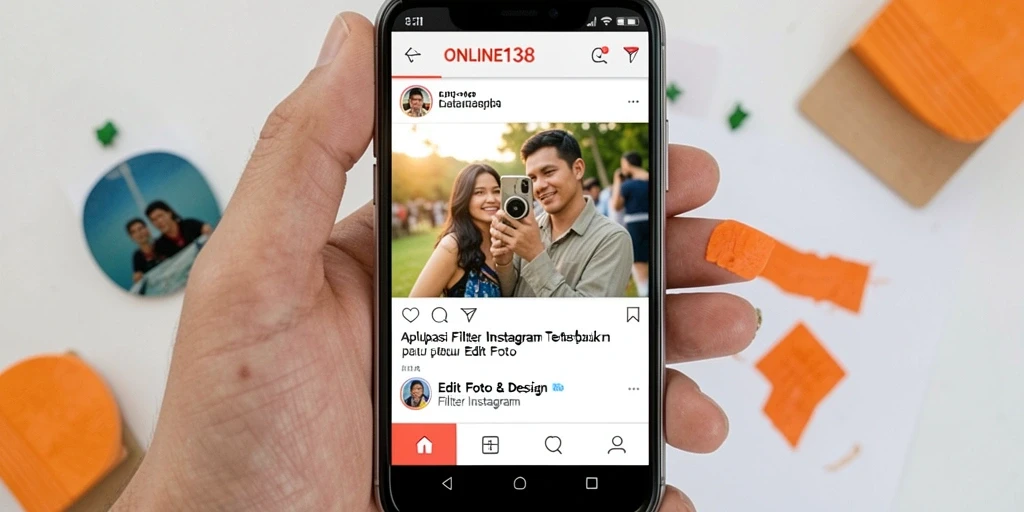 Tampilan antarmuka aplikasi ONLINE138 yang menarik dan fungsional.